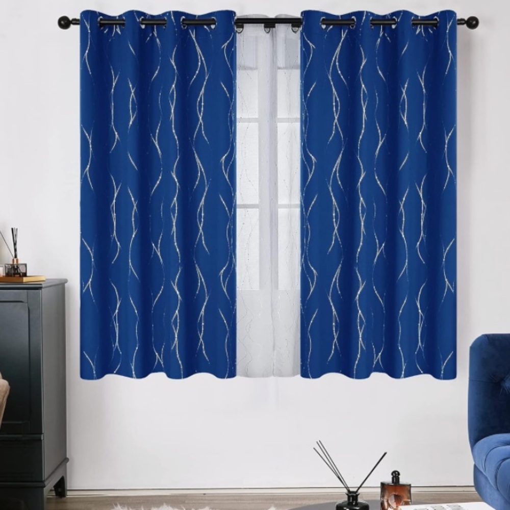 Deconovo Blackout navy blue Curtains